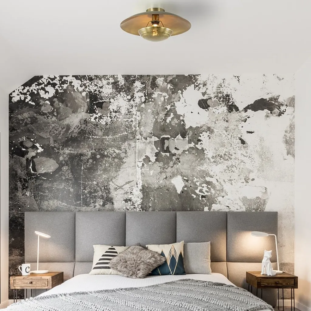Straluma Elegante plafond/wandlamp antiek brons> Wandlampen|Woonkamerlampen