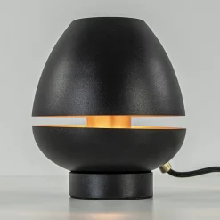 Straluma Elegante tafellamp mat zwart met goud accent><noscript><img width=