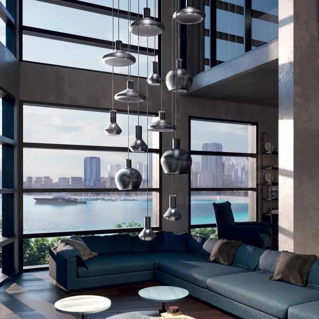 Straluma Flask B hanglamp 28cm metallic black> Pendel Lampen|Keukenverlichting