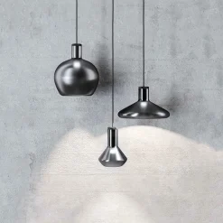 Straluma Flask C hanglamp 25cm metallic black> Pendel Lampen|Keukenverlichting