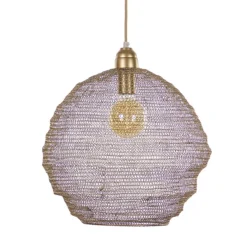Straluma Gaas hanglamp Nina mat goud> Light and Living|Woonkamerlampen