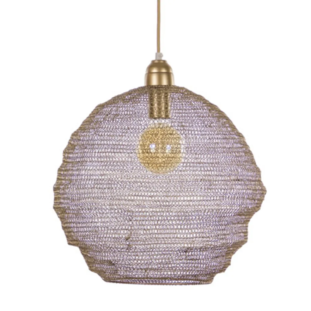 Straluma Gaas hanglamp Nina mat goud> Light and Living|Woonkamerlampen