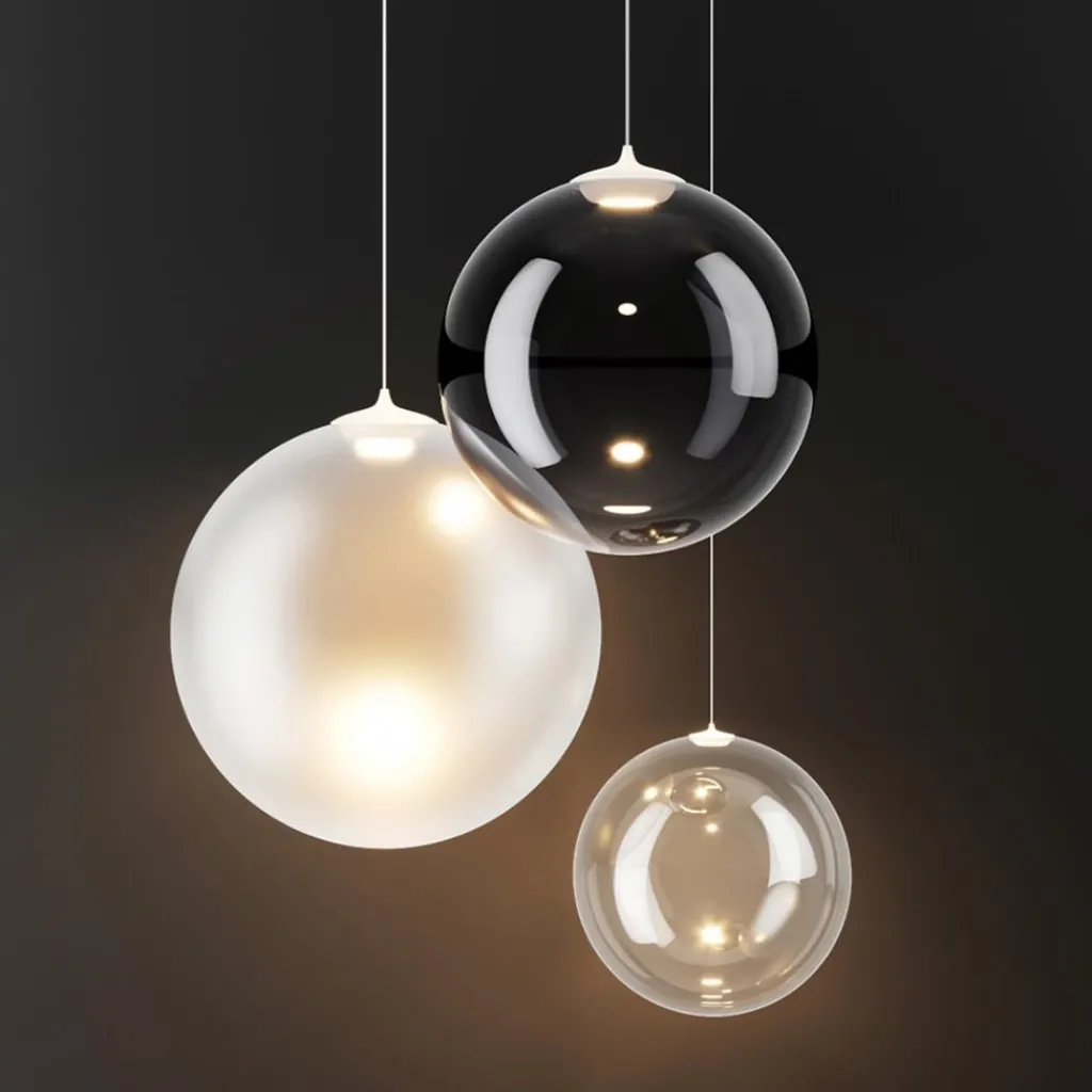 Straluma Glazen hanglamp Random Solo frosted wit 28 cm> Hanglampen|Videverlichting