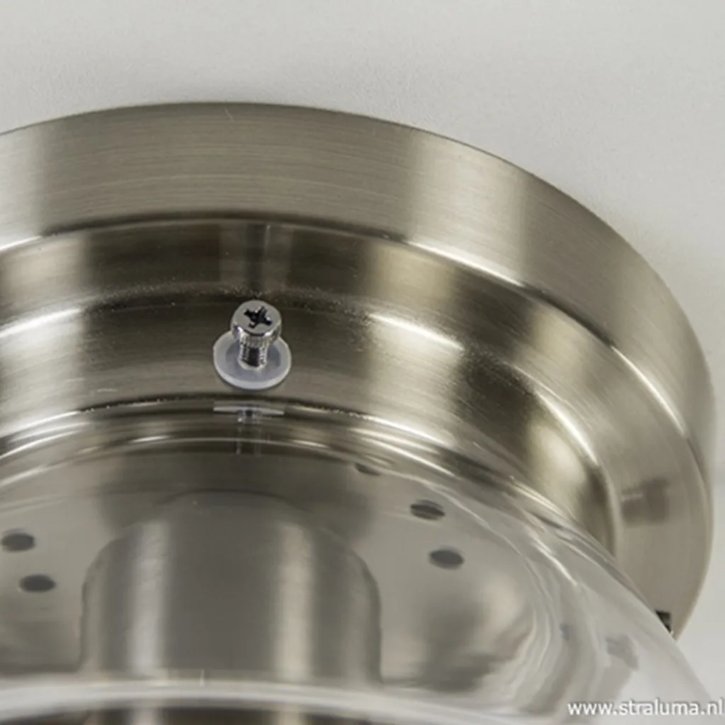 Straluma Glazen plafondlamp helder Art Deco> Plafonnières|Woonkamerlampen