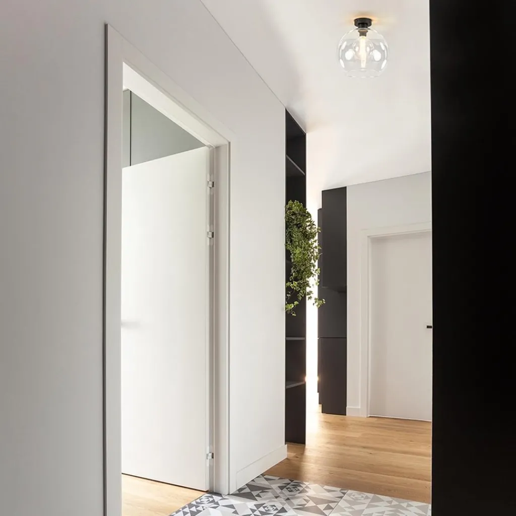 Straluma Globe plafondlamp helder glas 30 cm> Halverlichting|Plafondlampen