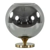 Straluma Globe tafellamp smoke/titanium met gouden voet> Tafellampen|Luxe Verlichting