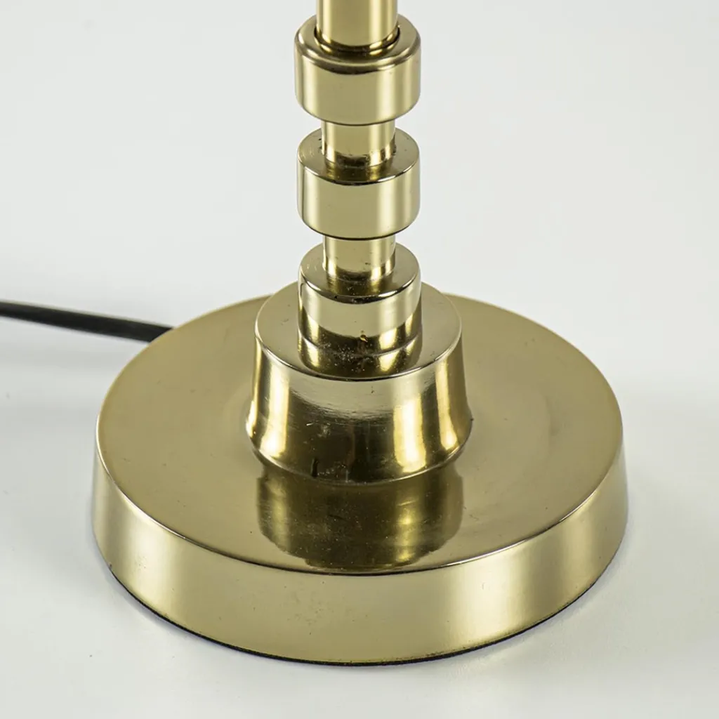Straluma Gouden lampvoet Kaliro Light and Living excl kap> Tafellampen|Lampenvoeten