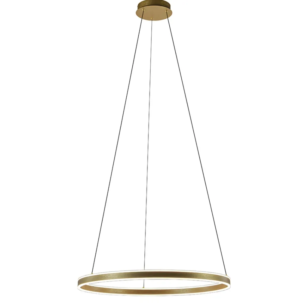 Straluma Grote design hanglamp LED gouden ring> Hanglampen|Eettafellampen