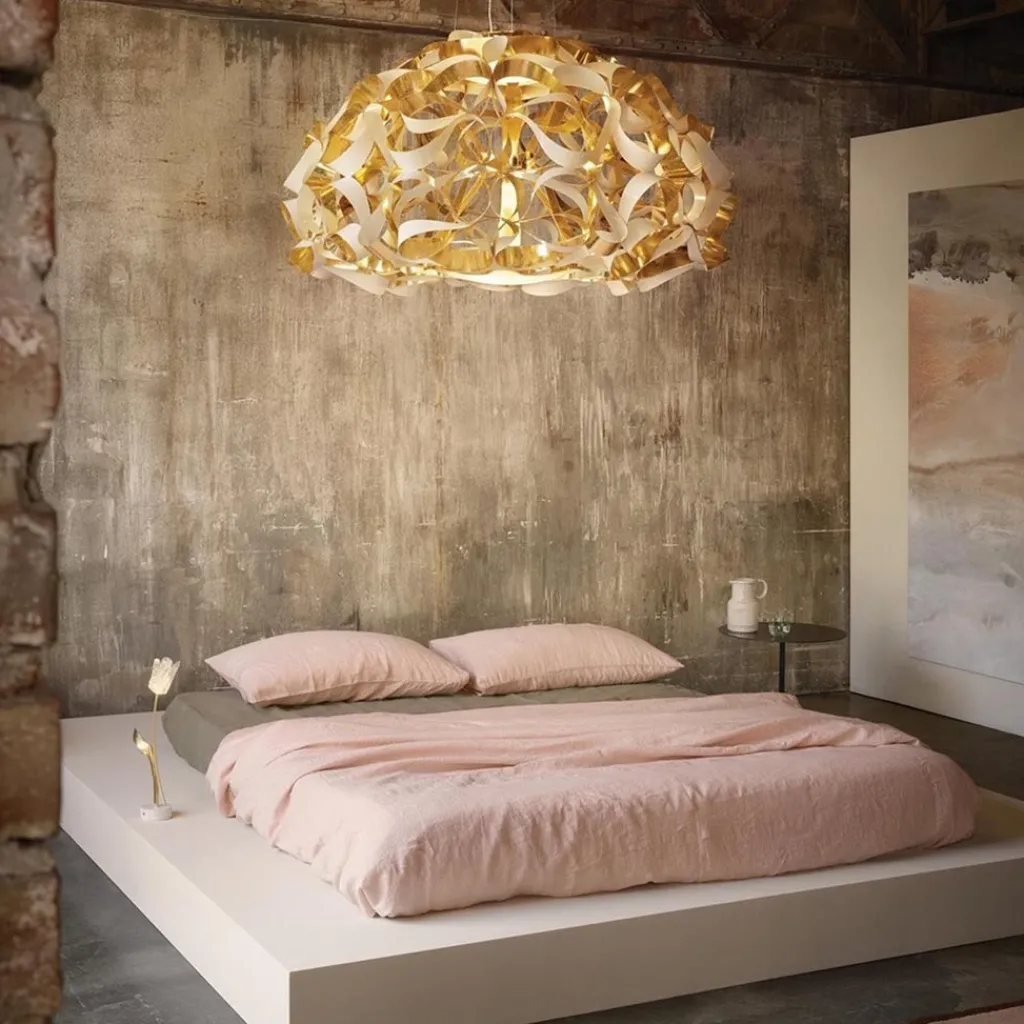 Straluma Grote design hanglamp Quantica goud> Eetkamerverlichting|Hanglampen