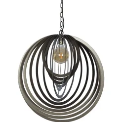 Straluma Grote design hanglamp ringen platinum 80 cm> Eettafellampen|Videverlichting