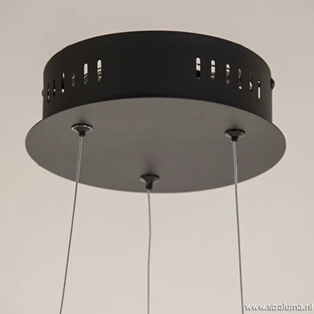 Straluma Grote design hanglamp zwart LED> Hanglampen|Eettafellampen