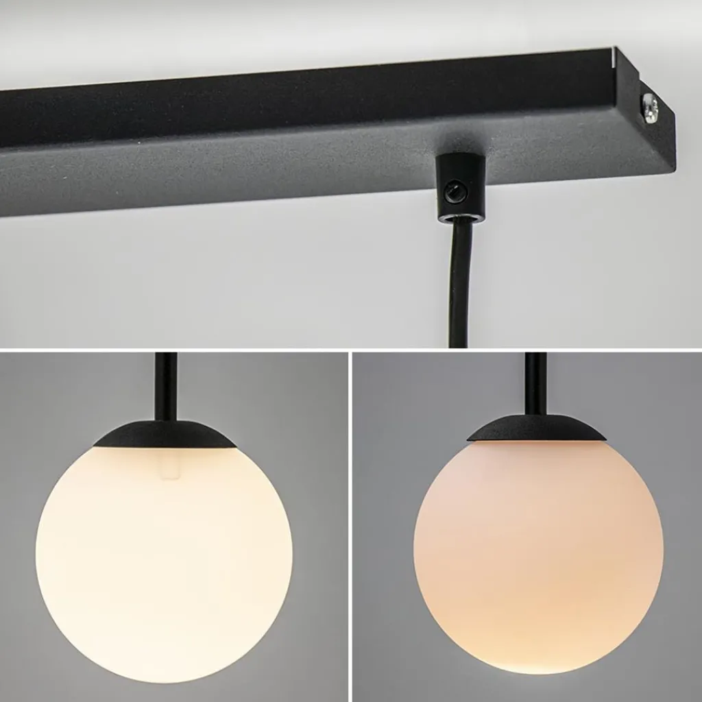 Straluma Grote hanglamp bogen met wit glas> Eettafellampen|Keukenverlichting