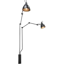 Straluma Grote 2-lichts wandlamp met verstelbare armen> Eetkamerverlichting|Wandlampen