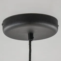 Straluma Grote retro hanglamp opaal glas met zwart><noscript><img width=