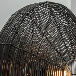 Straluma Grote wandlamp Mataka donker bruin rotan inclusief snoer><noscript><img width=
