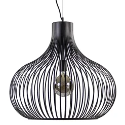 Straluma Hanglamp Aglio draad zwart 60cm> Eettafellampen|Draadlampen