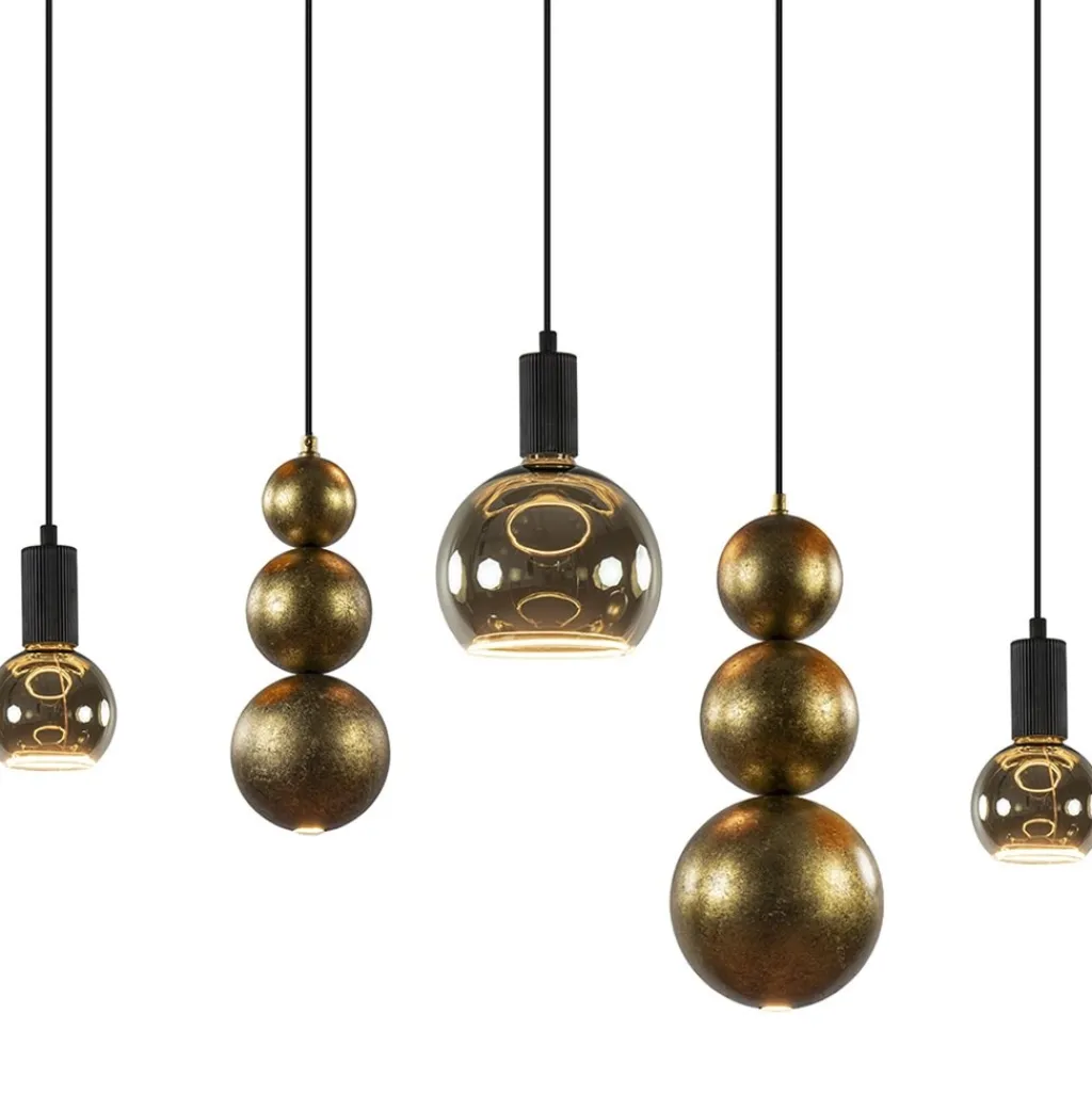 Straluma Hanglamp Allure 5l brons> Hanglampen|Eettafellampen