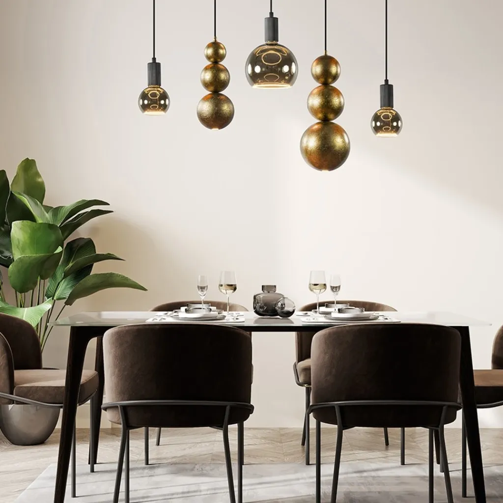 Straluma Hanglamp Allure 5l brons> Hanglampen|Eettafellampen