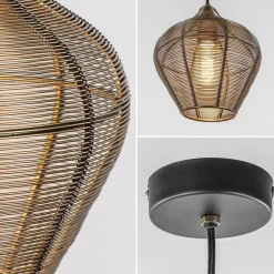 Straluma Hanglamp Alvaro 20cm antiek brons><noscript><img width=