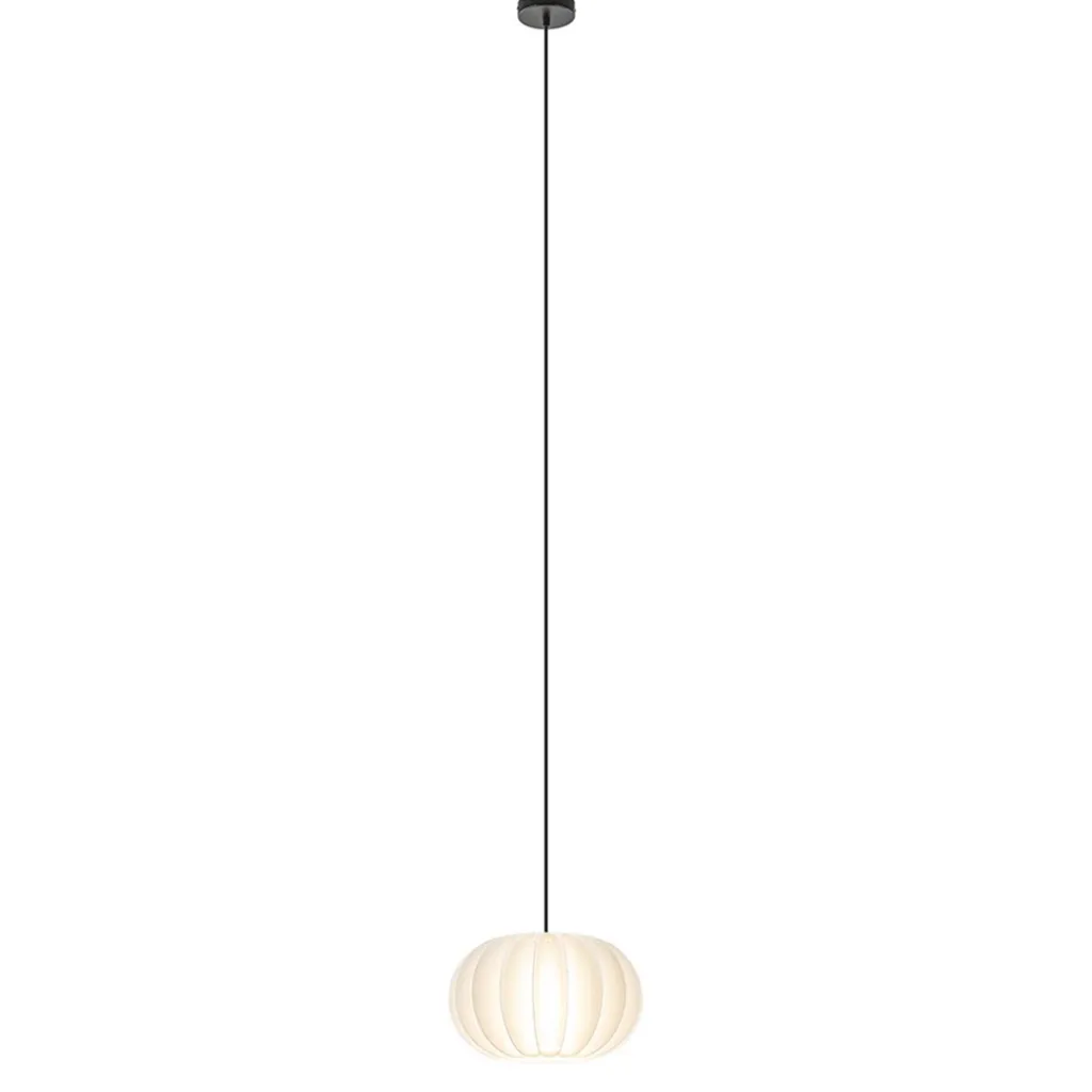 Straluma Hanglamp Arena 1L 30cm zwart/kap wit> Hanglampen|Design Verlichting