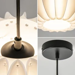 Straluma Hanglamp Arena 1L 30cm zwart/kap wit><noscript><img width=