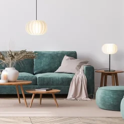 Straluma Hanglamp Arena 1L 30cm zwart/kap wit><noscript><img width=