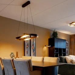 Straluma Hanglamp Ascoli ovaal zwart/matgoud><noscript><img width=