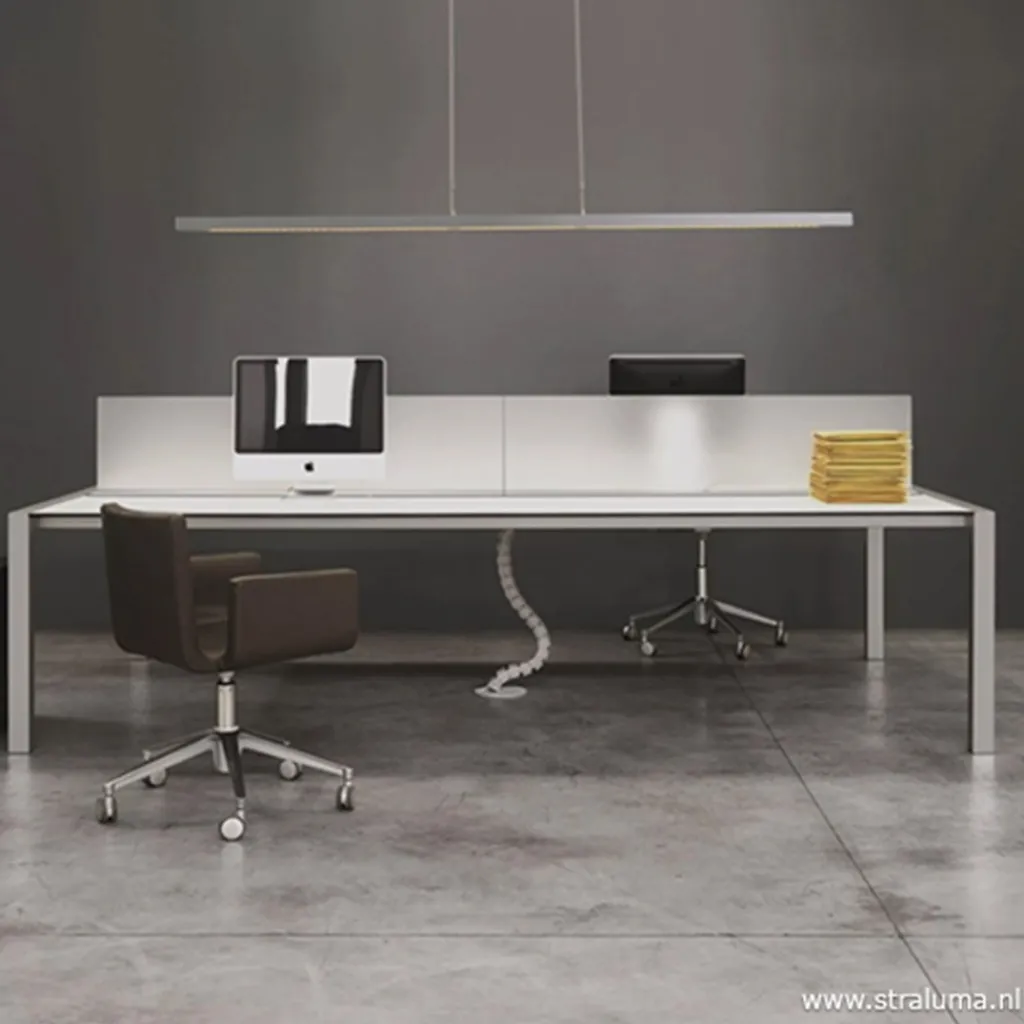 Straluma Hanglamp balk alu 160cm led up+down> Hanglampen|Eettafellampen