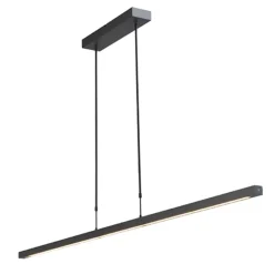 Straluma Hanglamp balk zwart 160cm up+down dtw> Hanglampen|Eettafellampen