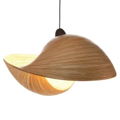 Straluma Hanglamp bamboe schelp 60cm> Woonkamerlampen|Slaapkamerlampen