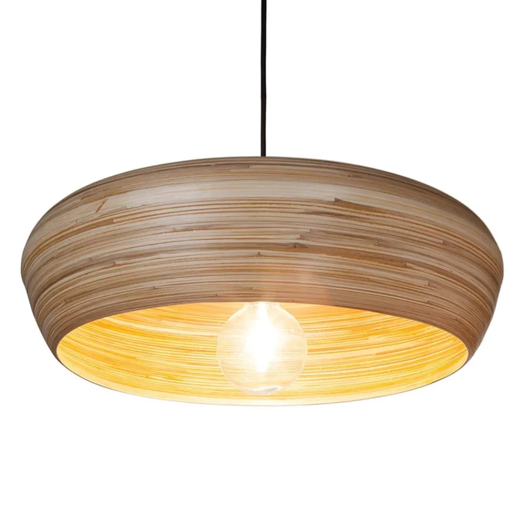Straluma Hanglamp Bamboo Ufo 60cm> Keukenverlichting|Eetkamerverlichting