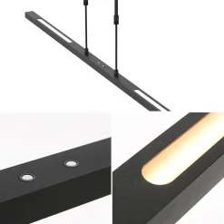 Straluma Hanglamp Bande zwart 122cm 2xdim cct><noscript><img width=