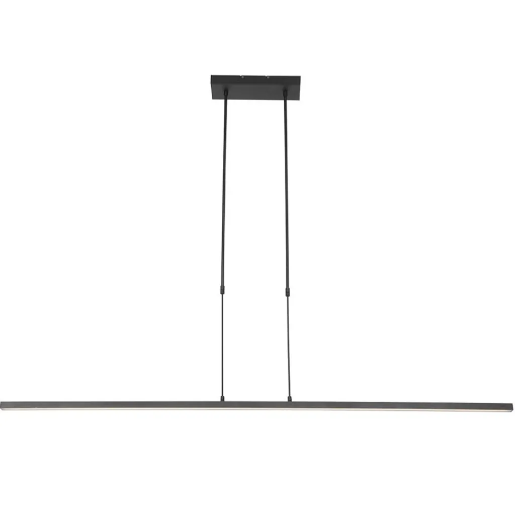 Straluma Hanglamp Bande zwart 155cm 2xdim cct> Hanglampen|Eettafellampen