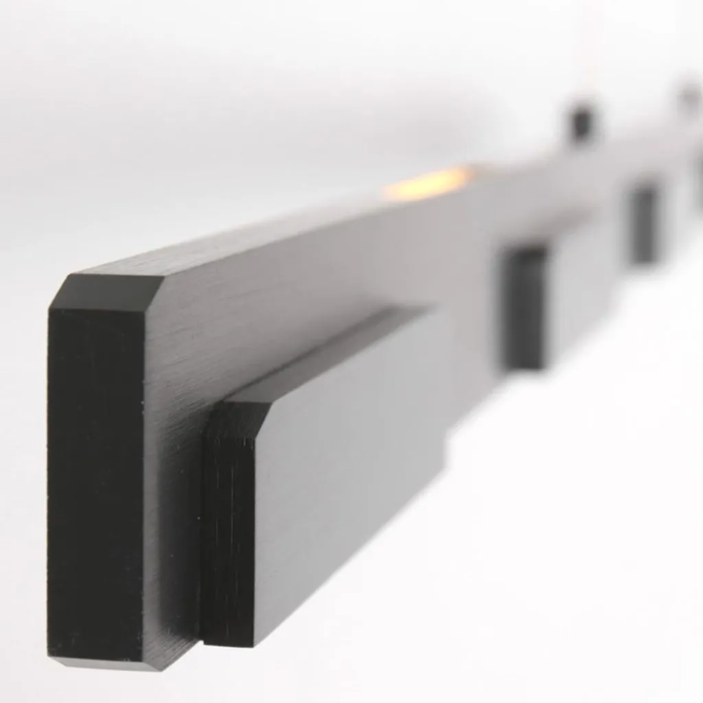 Straluma Hanglamp Bloc balk zwart up+ down> Hanglampen|Eettafellampen