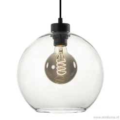 Straluma Hanglamp bol helder glas 25cm> Nachtkastlampen|Pendel Lampen