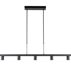 Straluma Hanglamp Bounce 5L tube spot zwart> Eettafellampen|Keukenverlichting