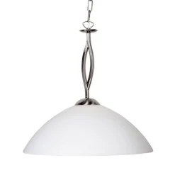Straluma Hanglamp Capri staal/glas woonkamer> Eettafellampen|Woonkamerlampen