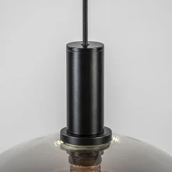 Straluma Hanglamp Chandra 1L zwart + glas 40cm><noscript><img width=