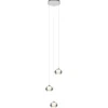 Straluma Hanglamp chroom/smoke glas 3-lichts> Hanglampen|Eettafellampen