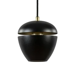 Straluma Hanglamp Claire 1L zwart/matgoud><noscript><img width=