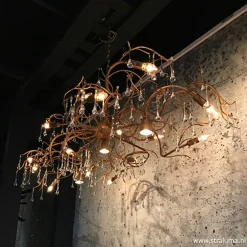 Straluma Hanglamp Como brons> Eettafellampen|Keukenverlichting