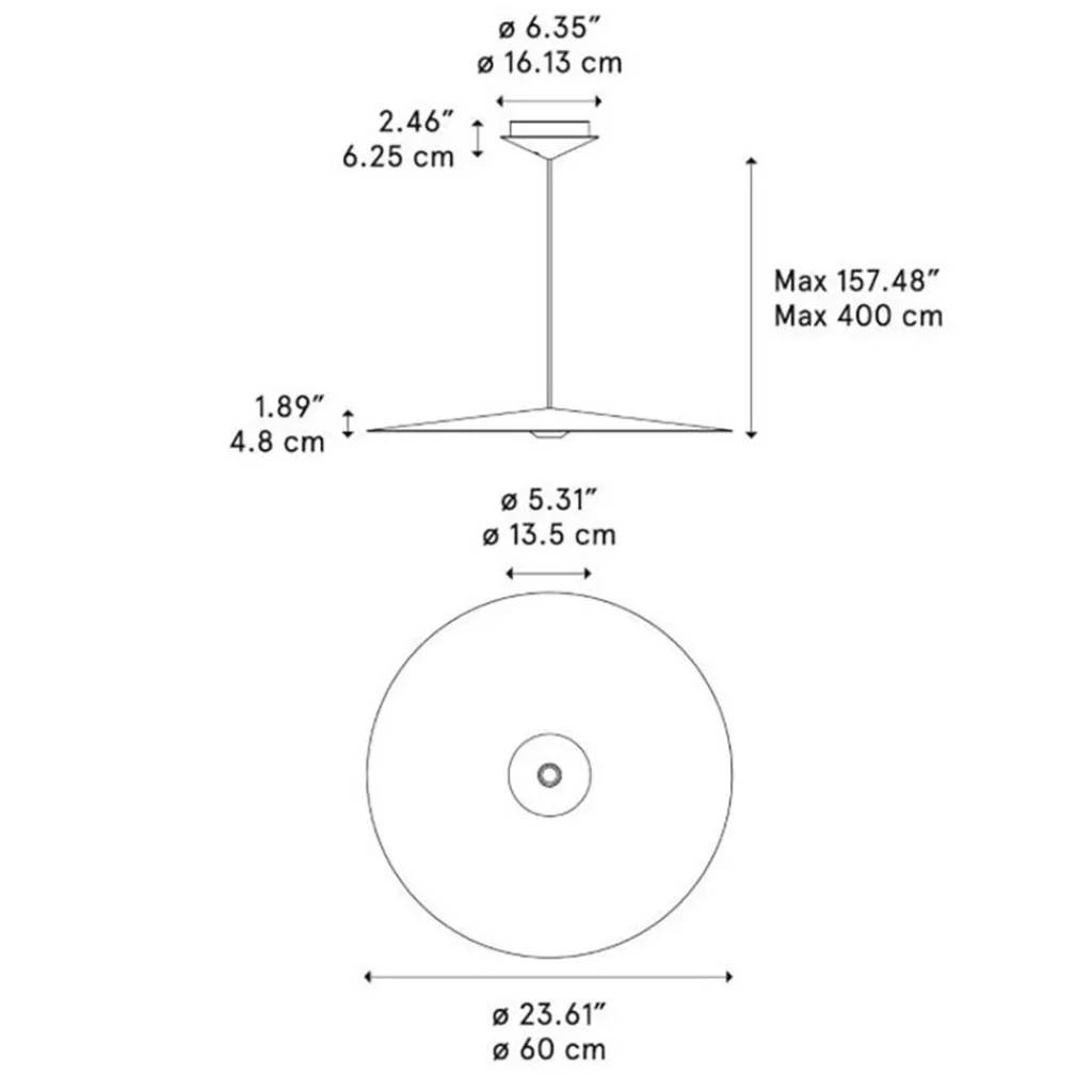 Straluma Hanglamp Diesel Living U.F.O. 60 sand> Hanglampen|LED Hanglampen