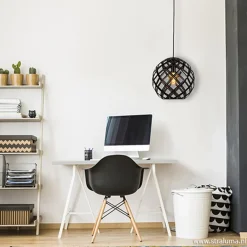 Straluma Hanglamp Emma bol zwart 40cm><noscript><img width=