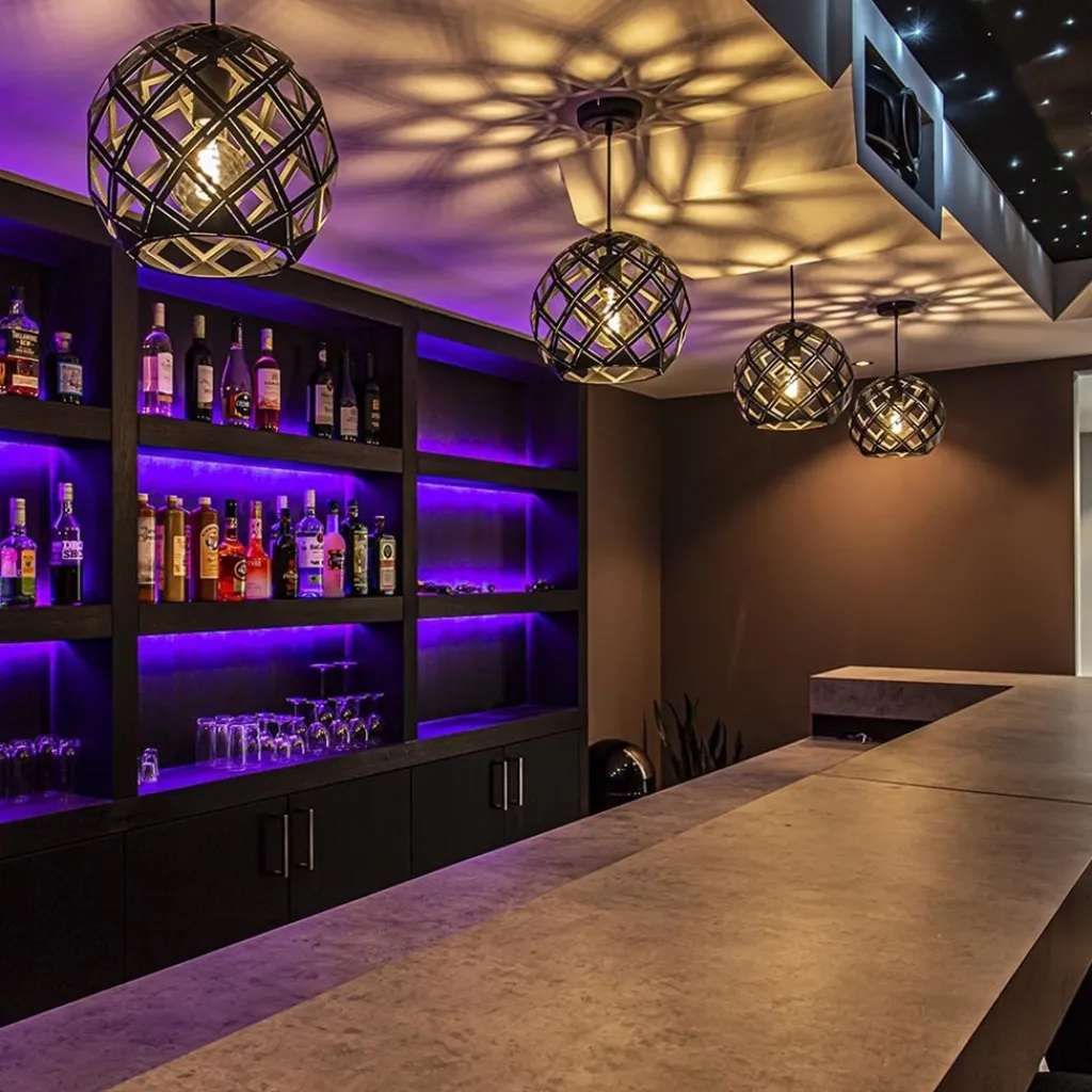 Straluma Hanglamp Emma bol zwart 30cm> Pendel Lampen|Woonkamerlampen