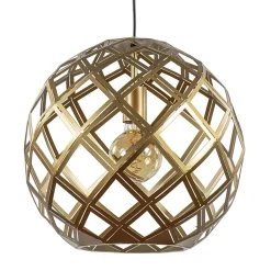 Straluma Hanglamp Emma 40cm matgoud> Woonkamerlampen|Slaapkamerlampen