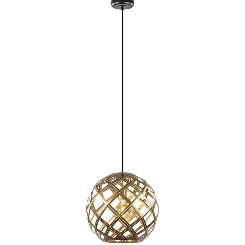 Straluma Hanglamp Emma 40cm matgoud> Woonkamerlampen|Slaapkamerlampen