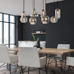 Straluma Hanglamp Fantasy 8L zwart + smoke glas mix><noscript><img width=