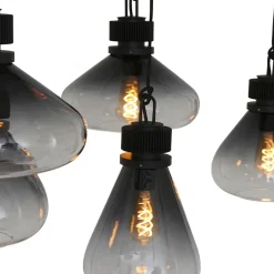 Straluma Hanglamp Flere 6L zwart smoke/clear glas><noscript><img width=