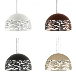 Straluma Hanglamp Kelly Dome 80cm zwart><noscript><img width=