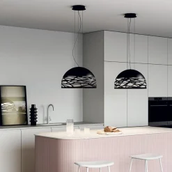 Straluma Hanglamp Kelly Dome zwart 50cm><noscript><img width=